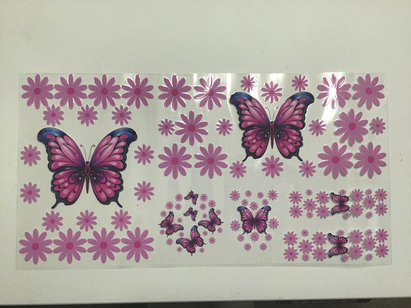 PINK FLORAL BUTTERFLY