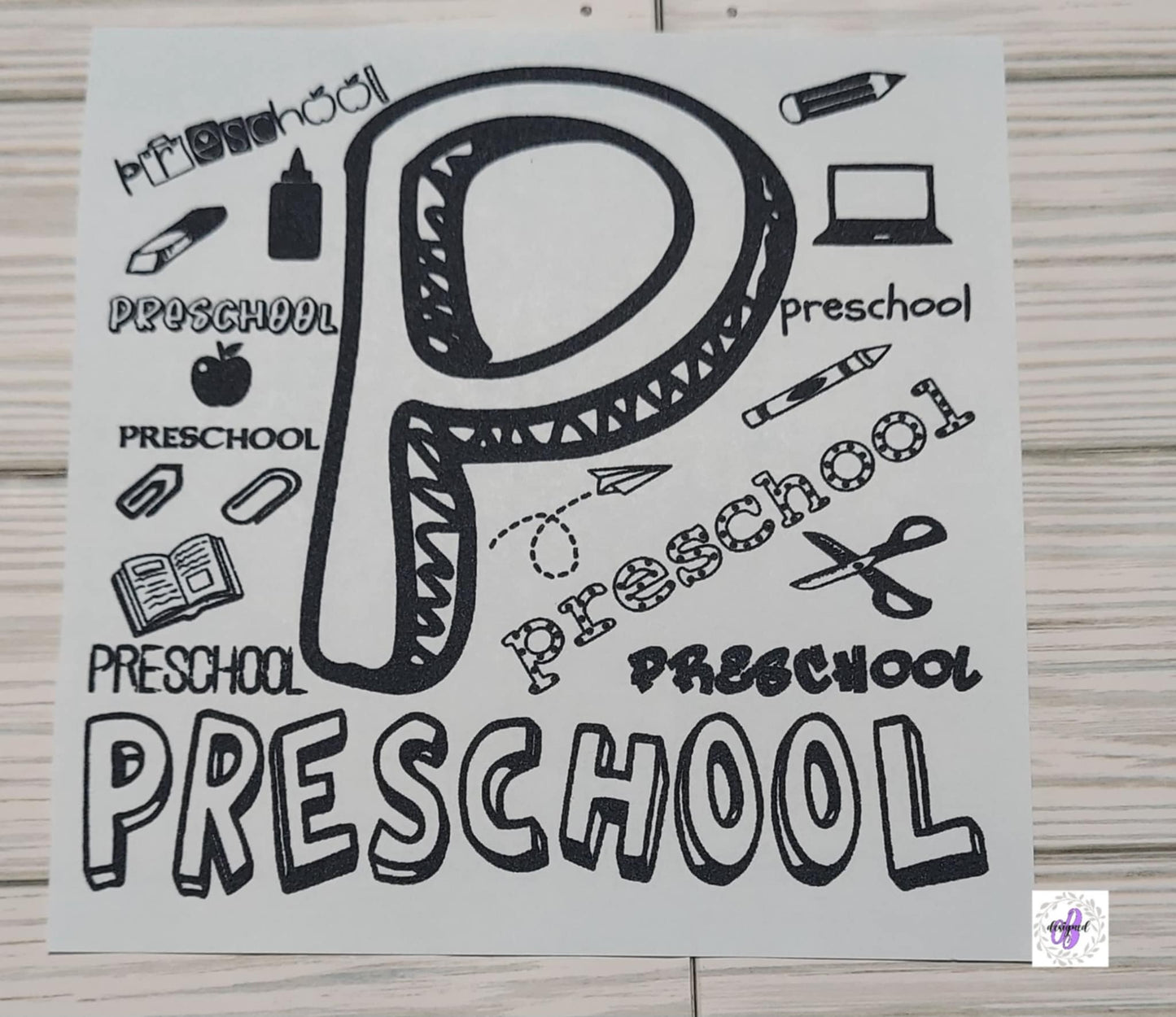 PRESCHOOL - 6 INCHES