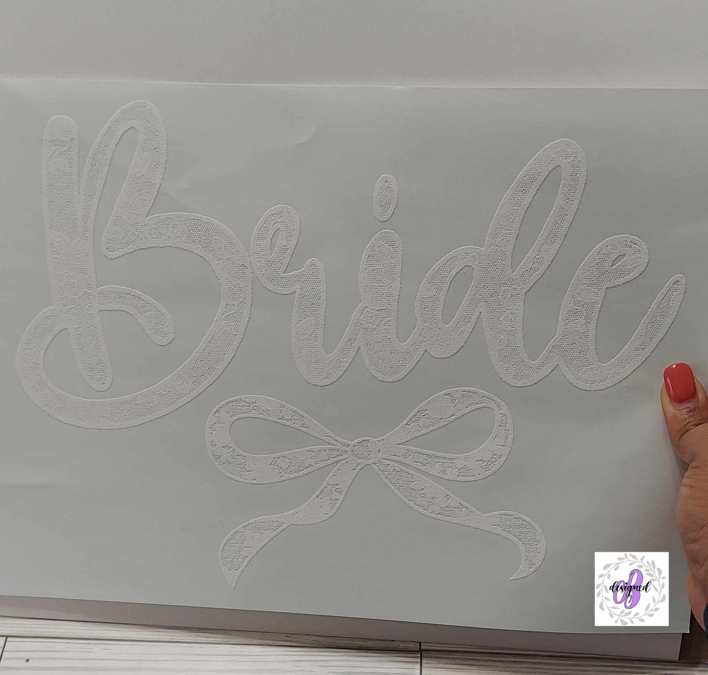 BRIDE LACE BOW