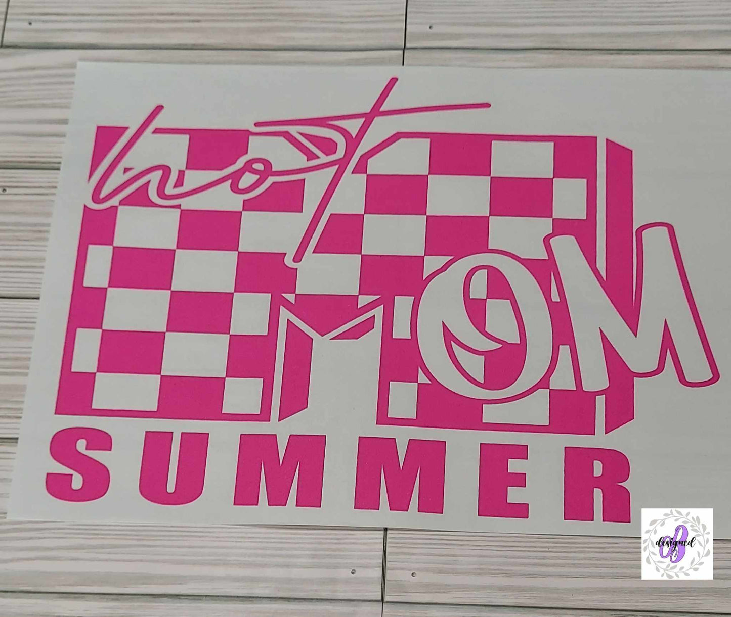 HOT MOM SUMMER CHECKERED