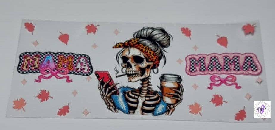 MAMA BOW CHECKERED COFFEE SMOKE