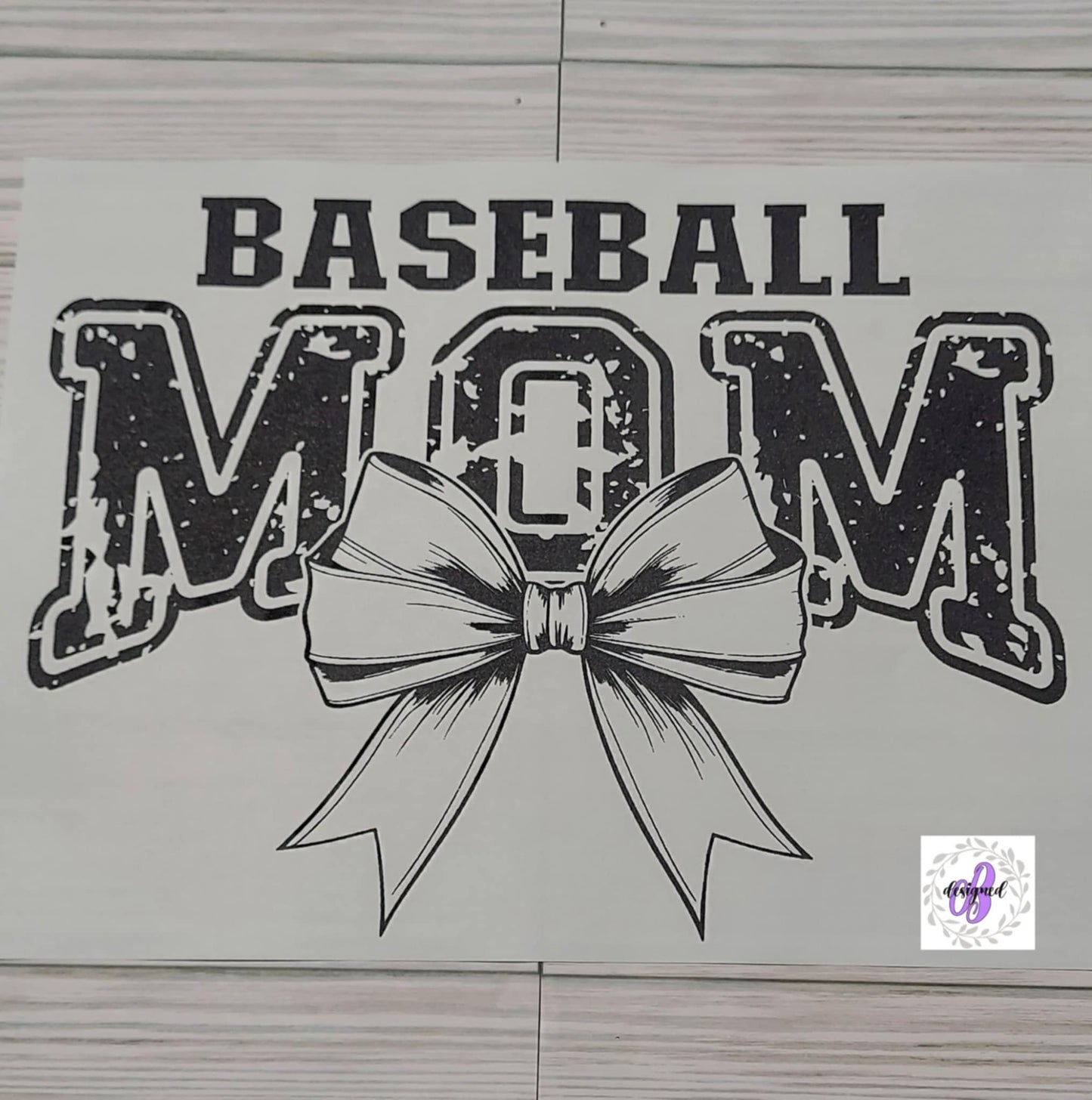 BASEBALL MOM BOW