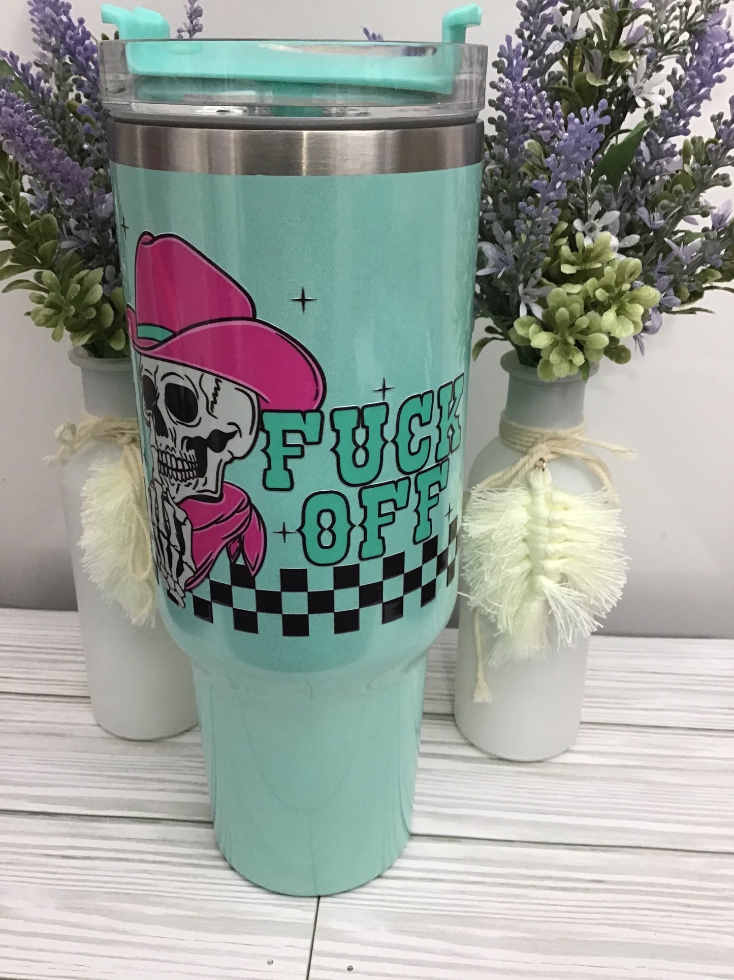 Ready TO SHIP - STAINLESS STEEL -FUCK OFF