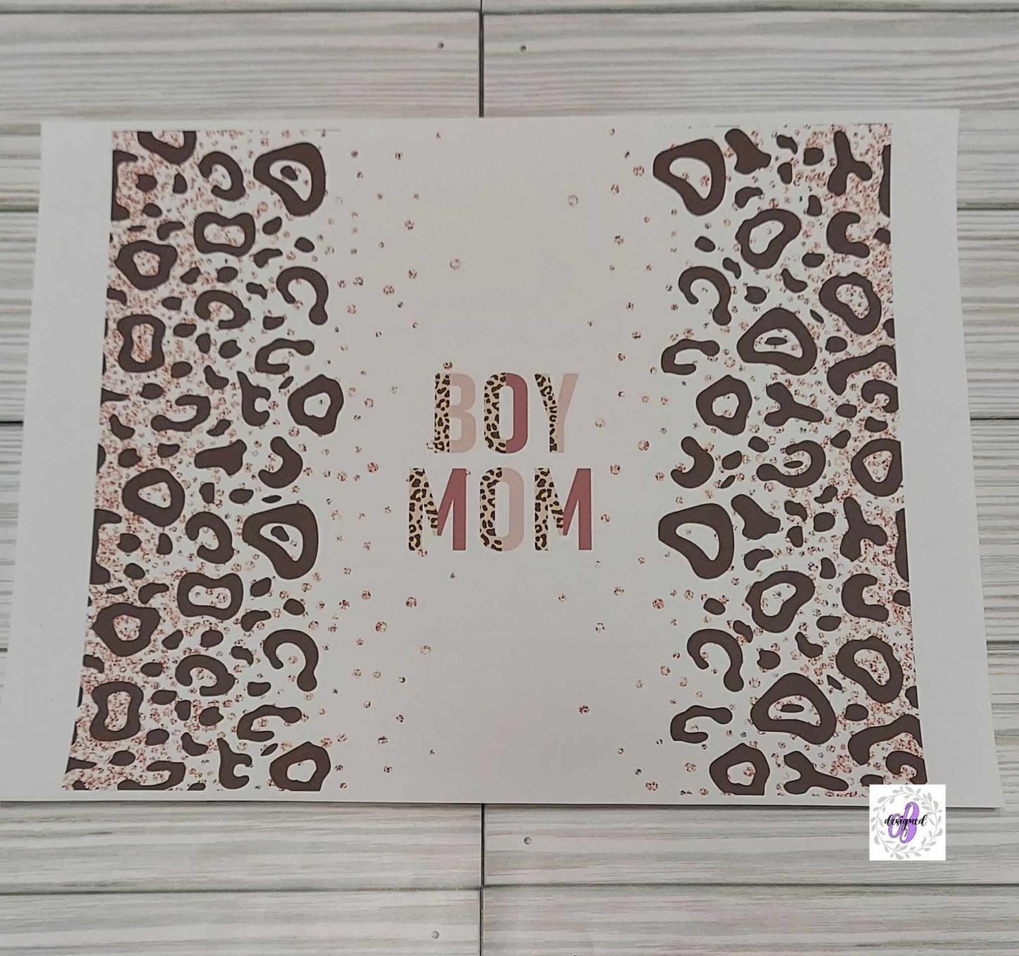 20oz - BOY MOM CHEETAH