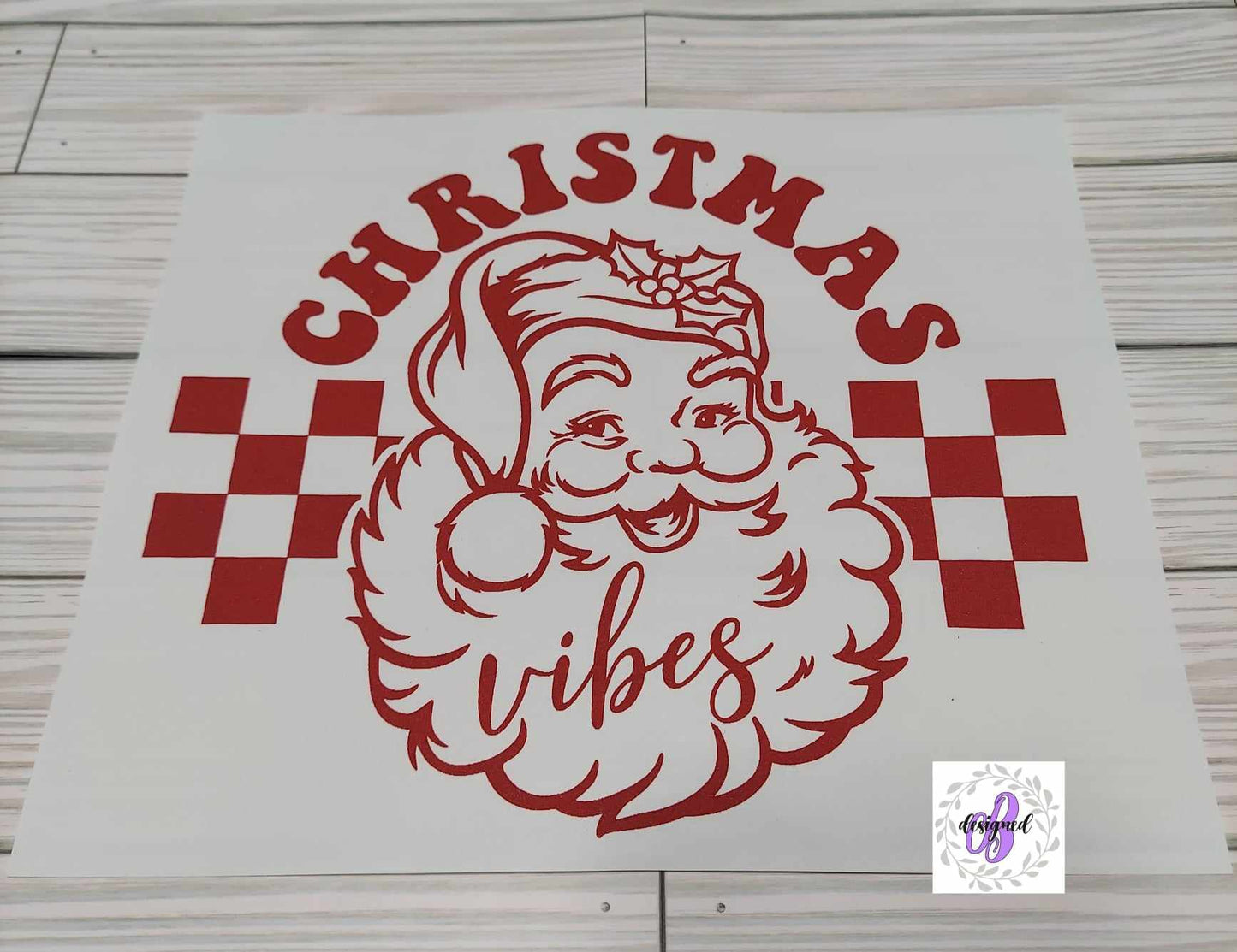 CHRISTMAS VIBES CHECKERED
