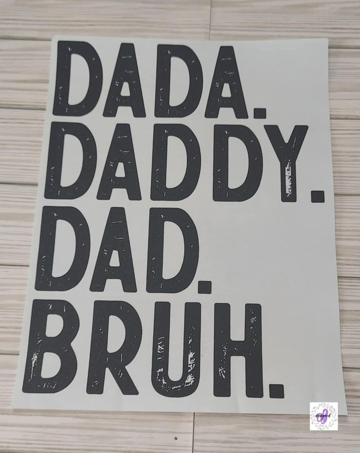 DADA DADDY DAD BRUH