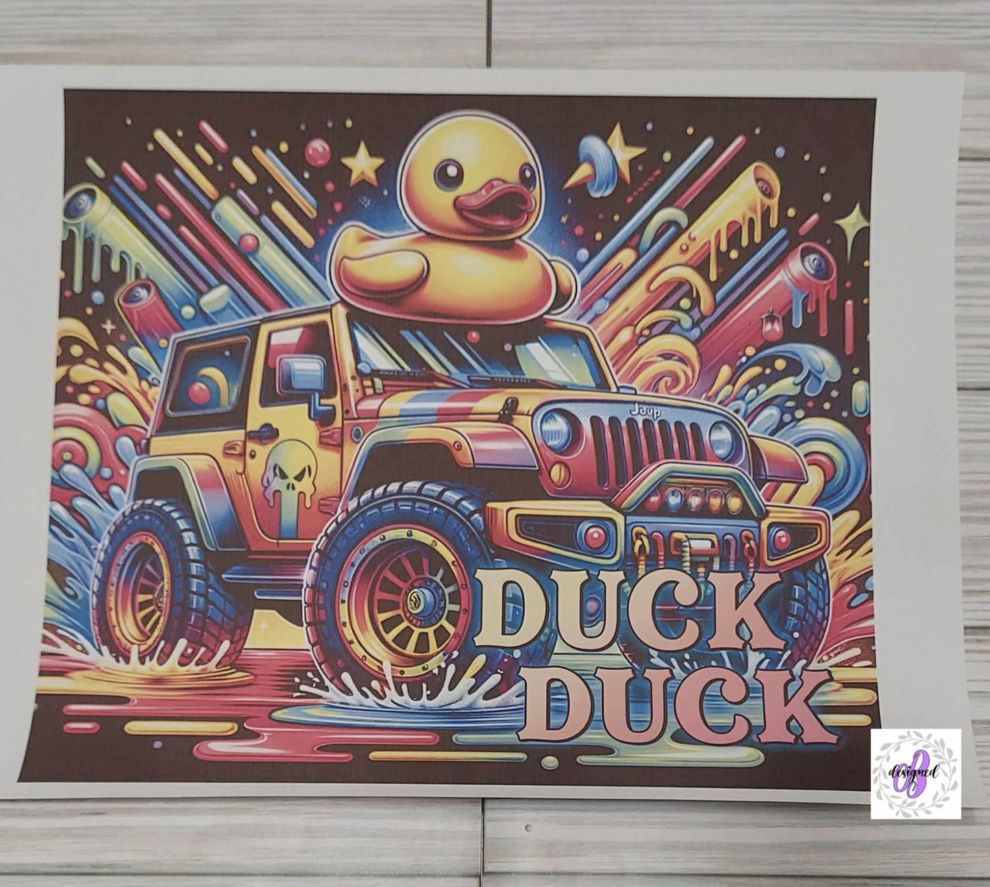 20oz - DUCK DUCK COLORFUL