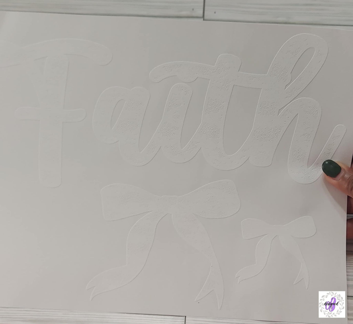 FAITH BOW LACE