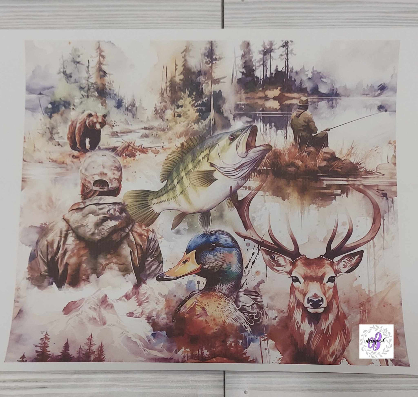 20oz - FISHING BEARS
