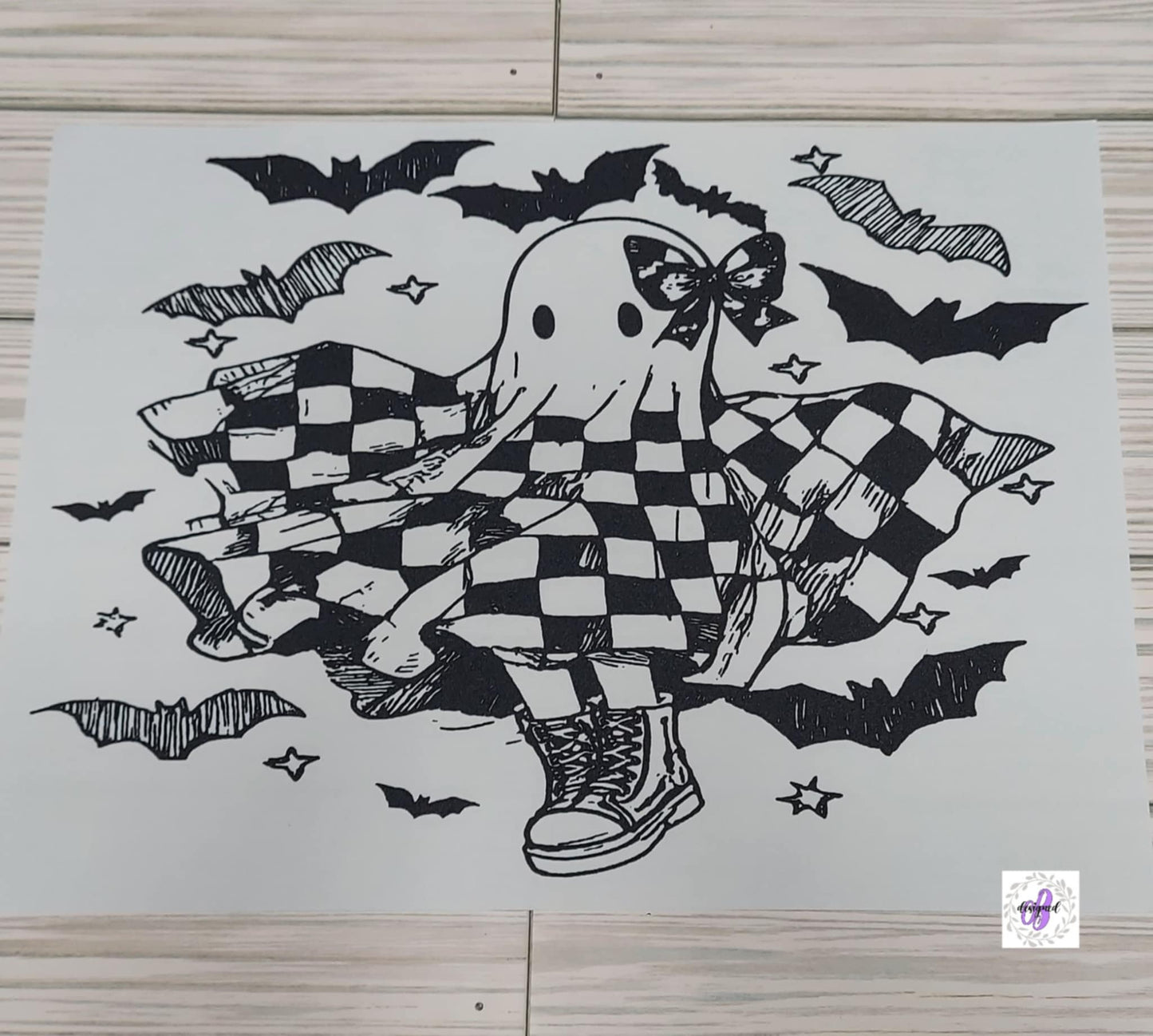 GHOST CHECKERED BAT