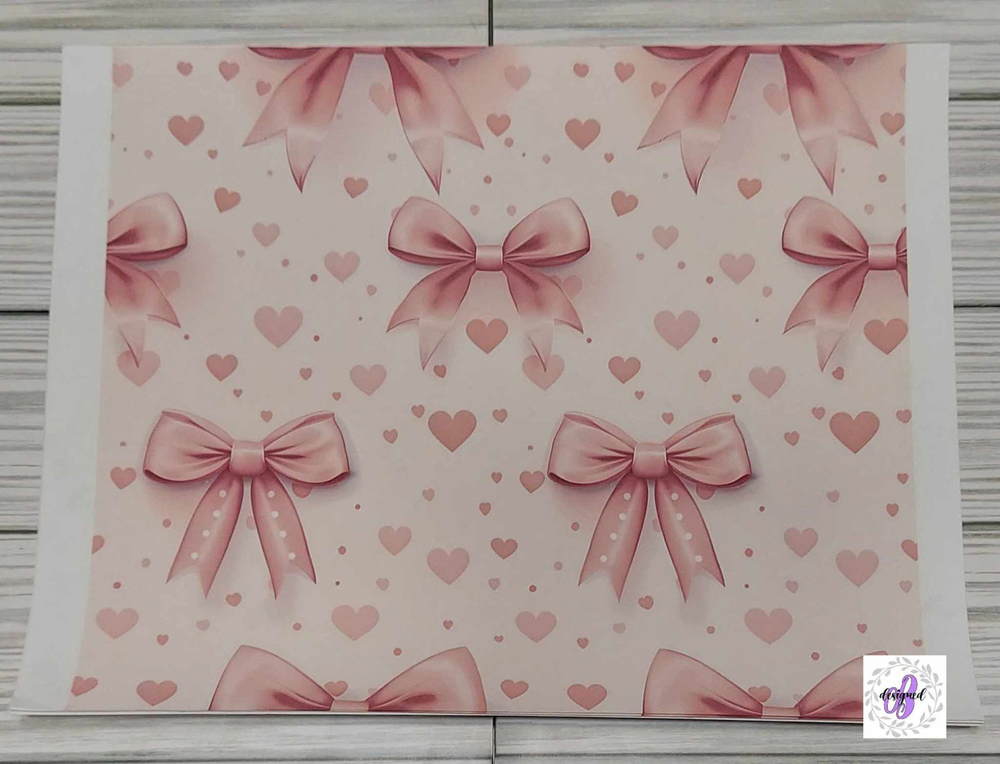 20oz - PINK BOWS