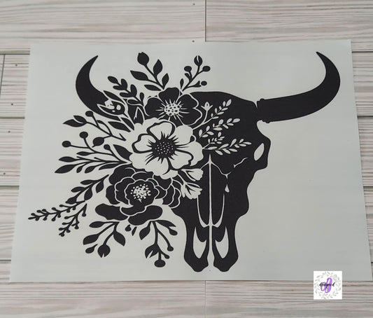 FLORAL SKULL