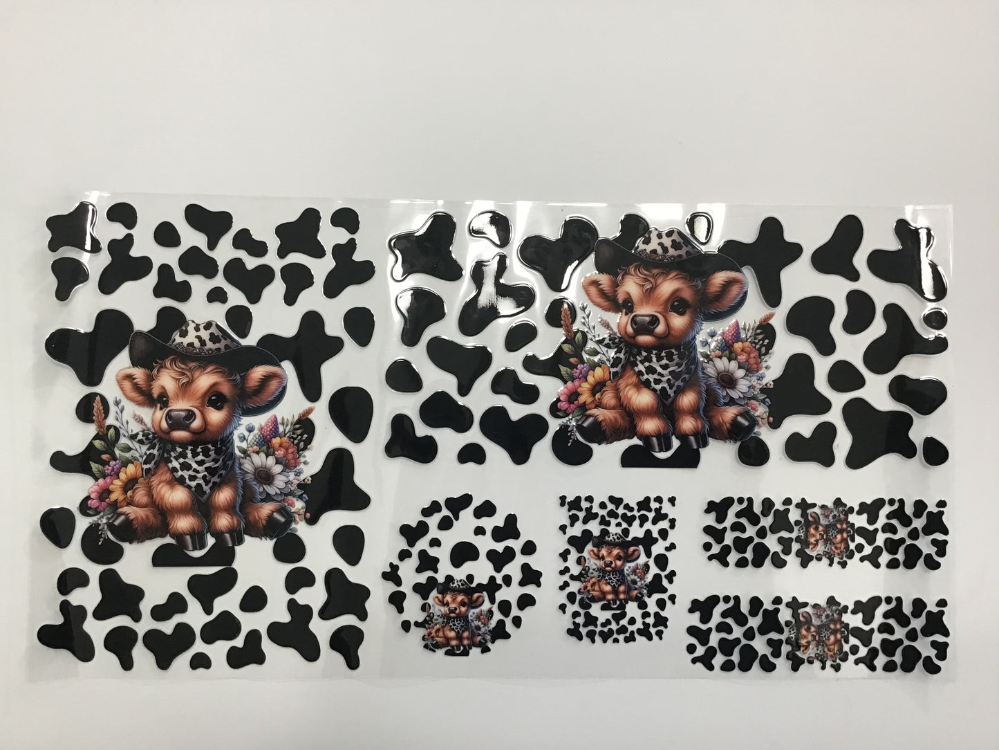BLACK COWPRINT COW