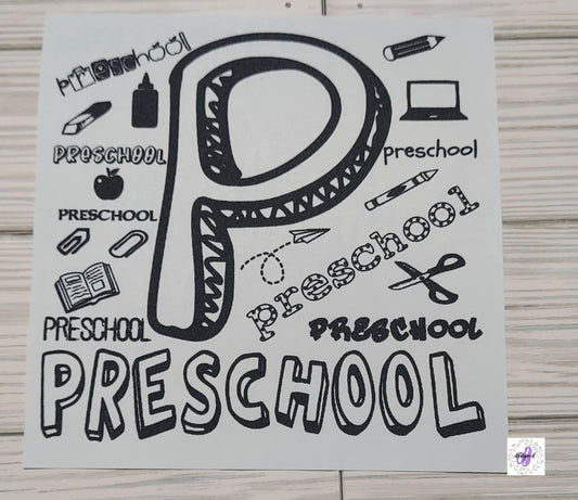 PRESCHOOL - 6 INCHES