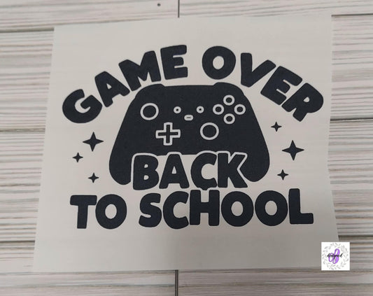 GAME OVER BACK TO SCHOOL - 6 INCHES