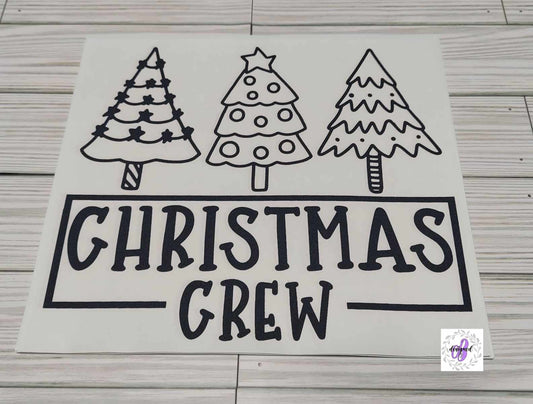 CHRISTMAS CREW THREE TREES