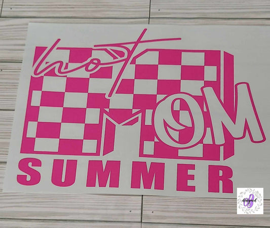 HOT MOM SUMMER CHECKERED