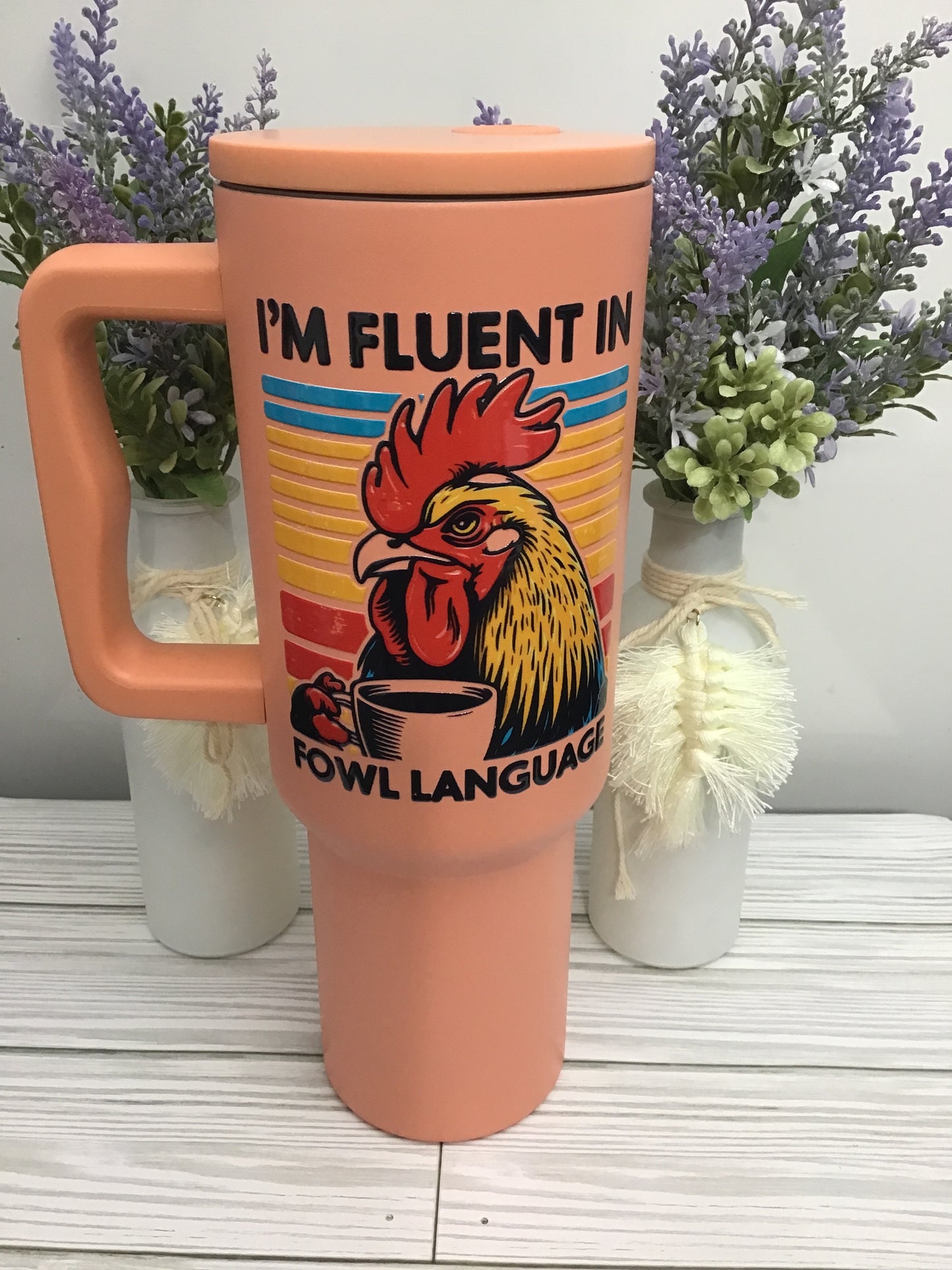 READY TO SHIP - STAINLESS STEEL -FLUENT FOWL LANGUAGE