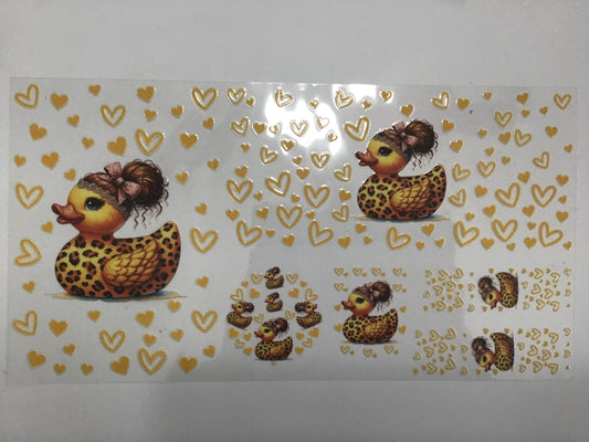 YELLOW HEARTS AND DUCK