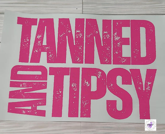 TANNED AND TIPSY PINK