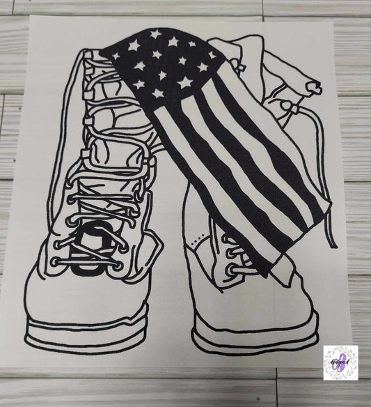 AMERICAN FLAG BOOTS