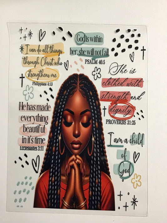 GIRL PRAYING