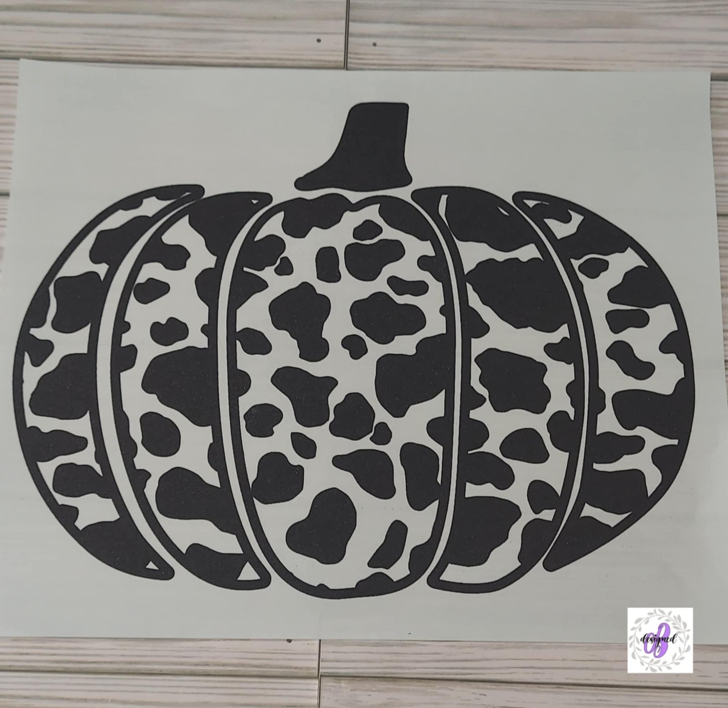 COWHIDE PUMPKIN BLK