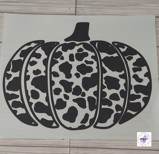 COWHIDE PUMPKIN BLK