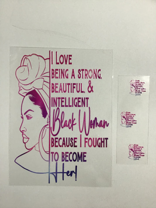 BLACK WOMAN (W/ PEN WRAP)