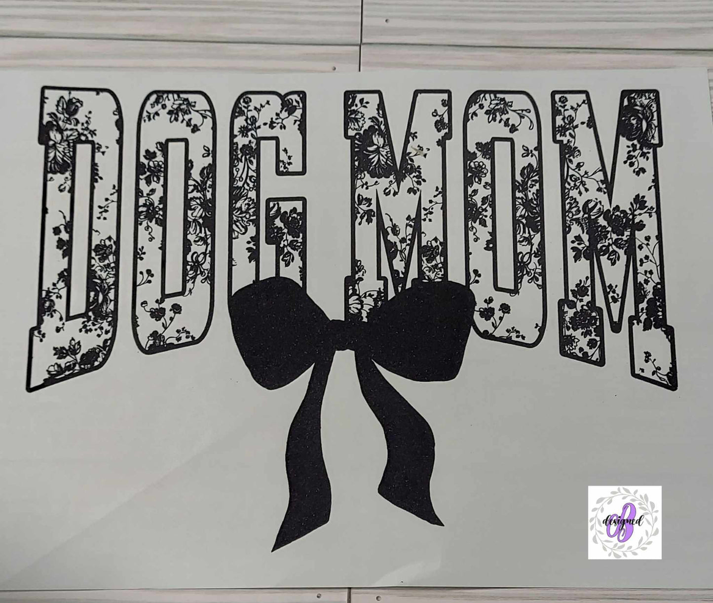 DOG MOM LACE VARSITY