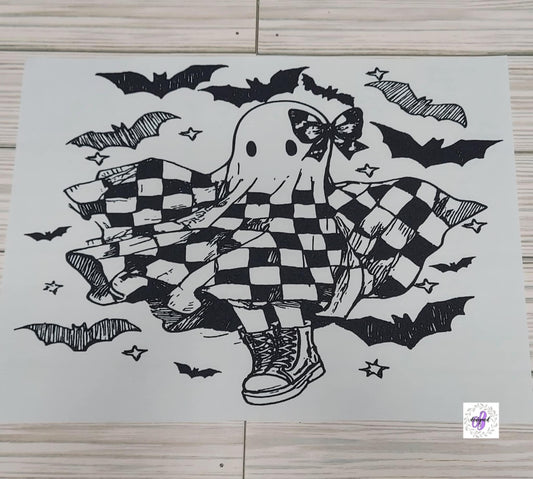 GHOST CHECKERED BAT