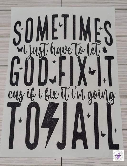GOD FIX IT