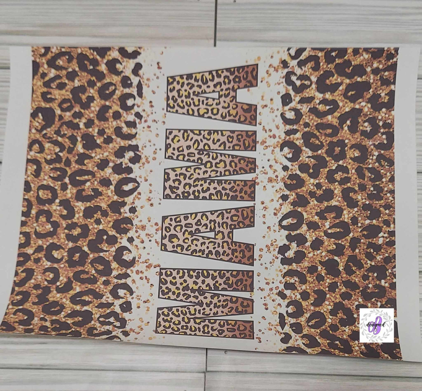 20oz - MAMA GOLD LEOPARD