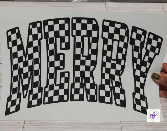 MERRY CHECKERED
