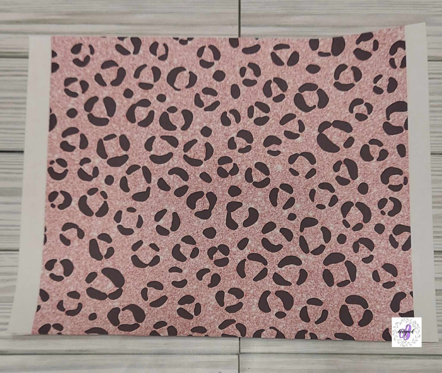 20oz - PINK GLITTER LEOPARD