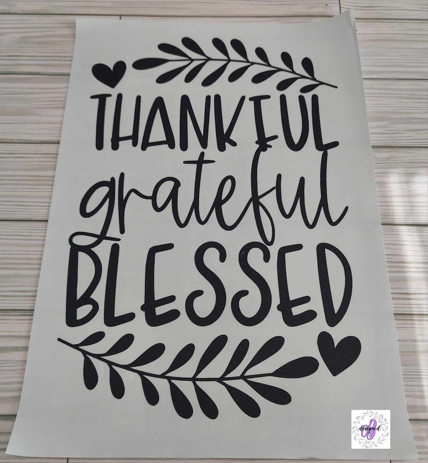 THANKFUL GRATEFUL BLESSED
