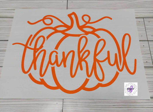 THANKFUL ORANGE PUMPKIN