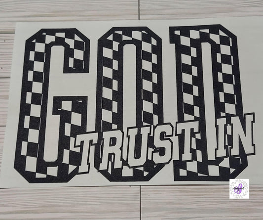 TRUST IN GOD CHECKERED