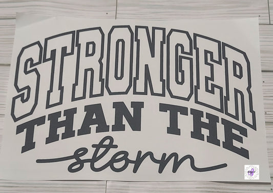 STRONGER THAN THE STORM